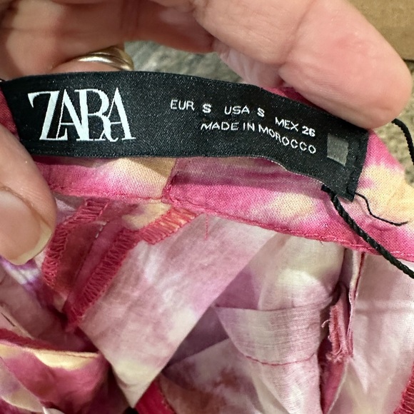 Zara Bloggers favorite pink tie dye cutout dress (D7) - Picture 5 of 7